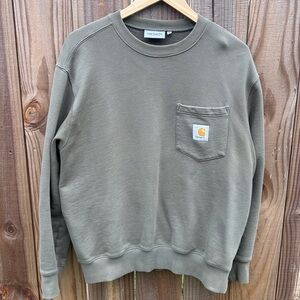 WIP Carhartt Men's Crewneck Sweatshirt in Olive
